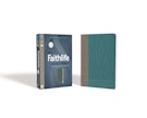 NIV, Faithlife Study Bible, Imitation Leather, Gray/Blue, Indexed