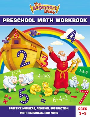 The Beginner's Bible Preschool Math Workbook book image
