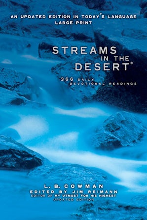 Streams in the Desert, Large Print book image