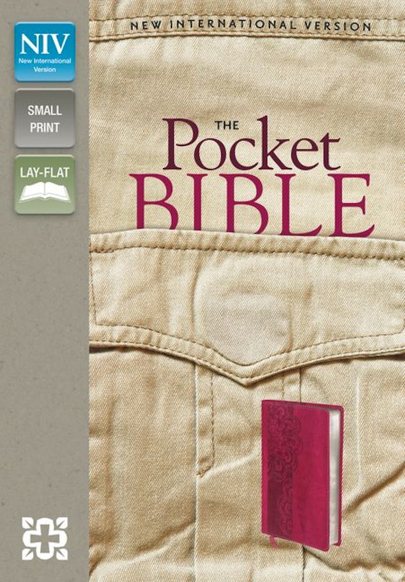 NIV, Pocket Bible, Imitation Leather, PocketSized, Red