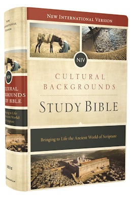 NIV, Cultural Backgrounds Study Bible (Context Changes Everything), Hardcover, Red Letter