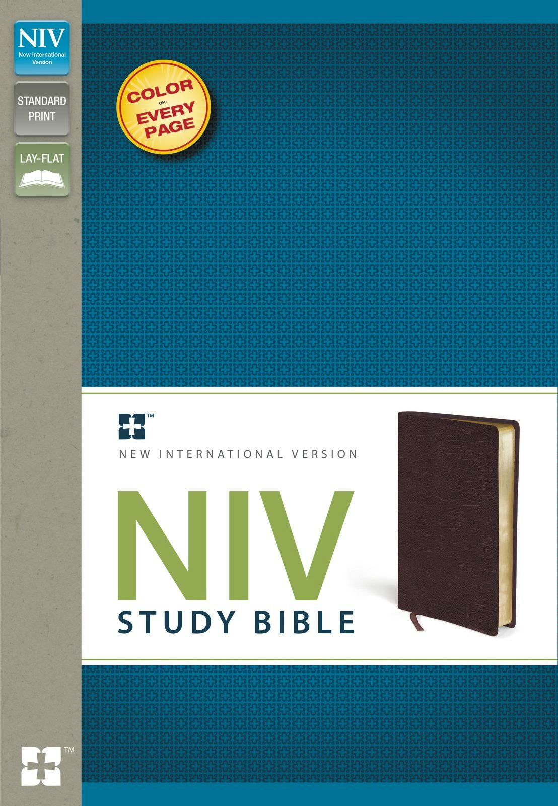 NIV Study Bible, Bonded Leather, Burgundy, Red Letter Edition NIV Study Bible, Bonded Leather, Burgundy, Red Letter Edition