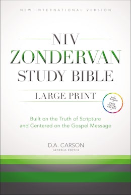NIV Zondervan Study Bible, Large Print, Hardcover