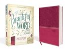 NIV, Beautiful Word Bible, Large Print, Leathersoft, Pink