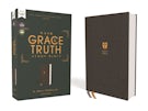 NASB, The Grace and Truth Study Bible, Cloth over Board, Gray, Red Letter, 1995 Text, Comfort Print