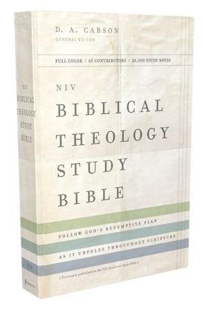 NIV, Biblical Theology Study Bible (Trace the Themes of Scripture), Hardcover, Comfort Print book image