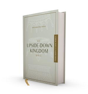NIV, Upside-Down Kingdom Bible, Hardcover, Gray, Comfort Print book image