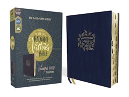 NIV, Radiant Virtues Bible: A Beautiful Word Collection, Leathersoft, Navy, Red Letter, Thumb Indexed, Comfort Print