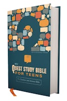 NIV, Quest Study Bible for Teens, Hardcover, Navy, Comfort Print