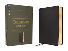 ESV, Thompson Chain-Reference Bible, Large Print, Leathersoft, Black, Red Letter