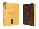 KJV, Thompson Chain-Reference Bible, Large Print, Leathersoft, Brown, Red Letter, Comfort Print