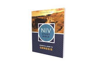 NIV Study Bible Essential Guide to Genesis, Paperback, Red Letter, Comfort Print book image