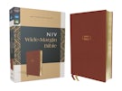 NIV, Wide Margin Bible (A Bible that Welcomes Note-Taking), Leathersoft, Brown, Red Letter, Comfort Print