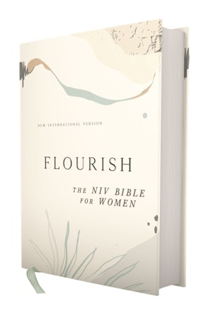 Flourish: The NIV Bible for Women, Hardcover, Cream, Comfort Print book image