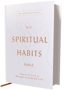 NIV, Spiritual Habits Bible, Hardcover, Red Letter, Comfort Print