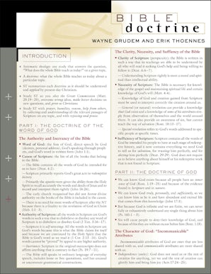 Bible Doctrine Laminated Sheet book image