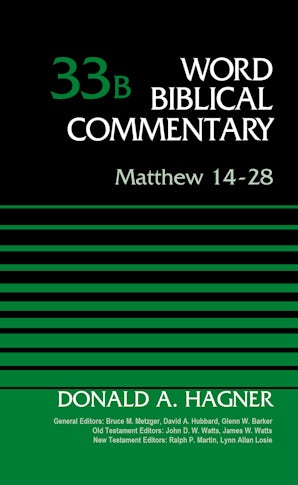 Matthew 14-28, Volume 33B book image