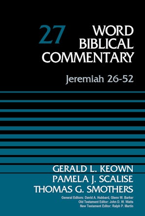 Jeremiah 26-52, Volume 27 book image