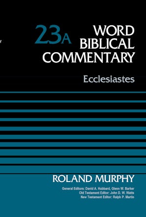Ecclesiastes, Volume 23A book image