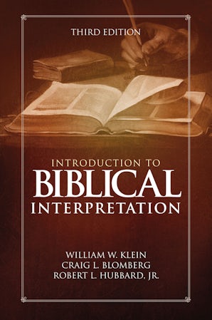 Introduction to Biblical Interpretation book image