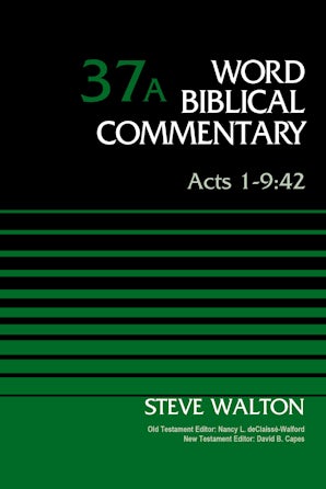 Acts 1-9:42, Volume 37A book image