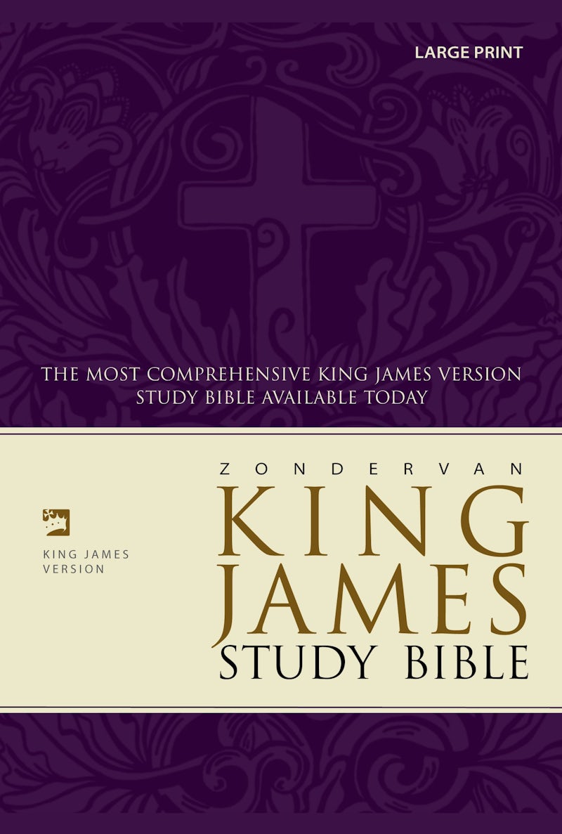 KJV Zondervan Study Bible, Large Print, Hardcover