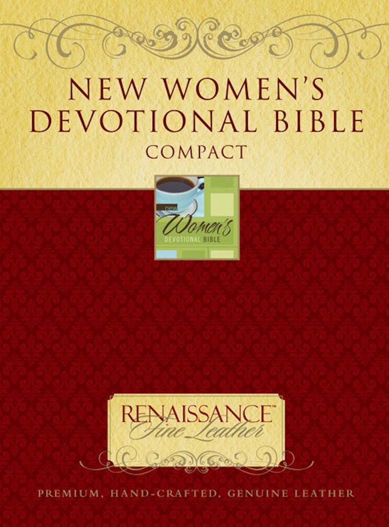 NIV, New Women's Devotional Bible, Compact, Genuine Leather, Brown