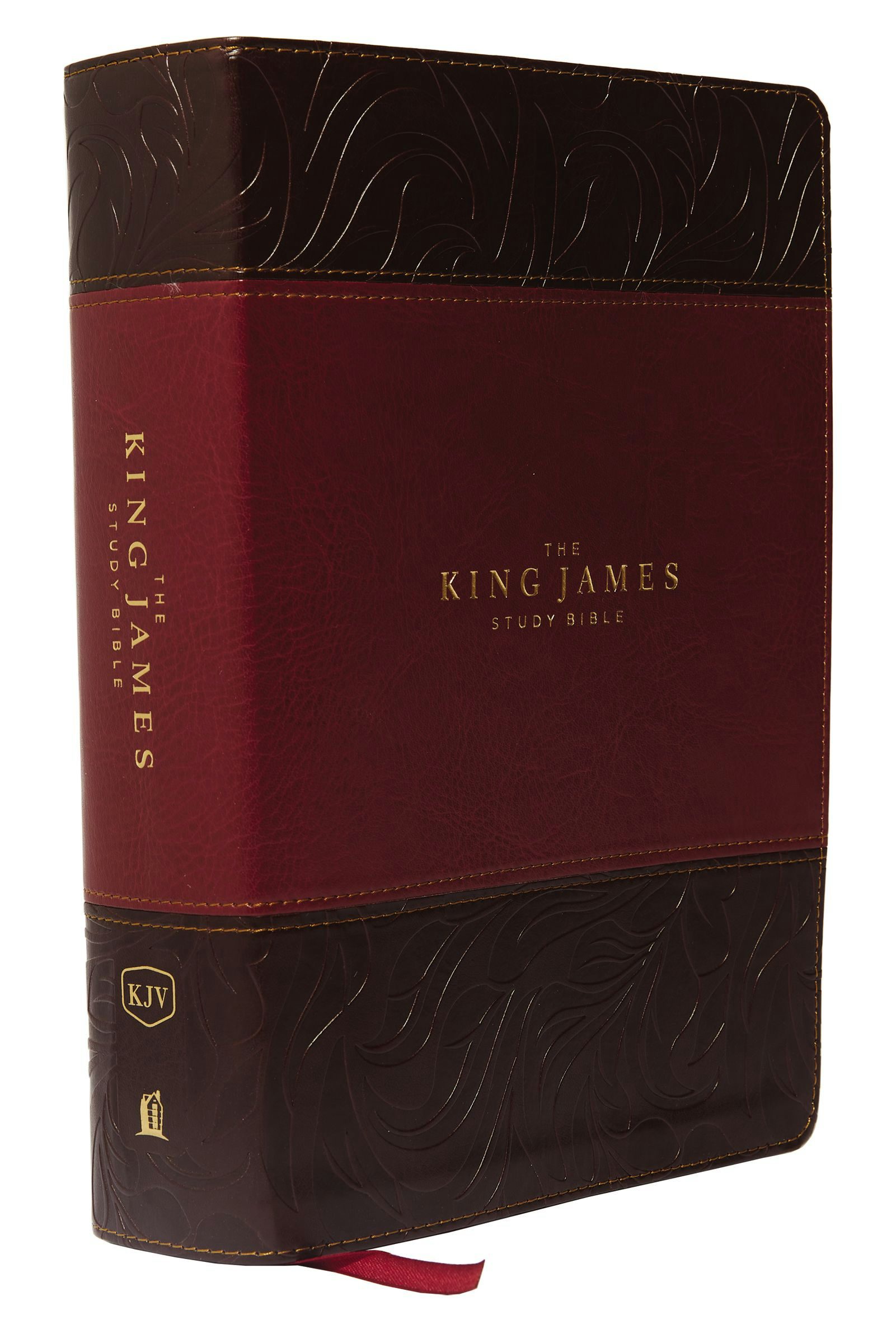 KJV, The King James Study Bible, Leathersoft, Burgundy, Thumb Indexed ...