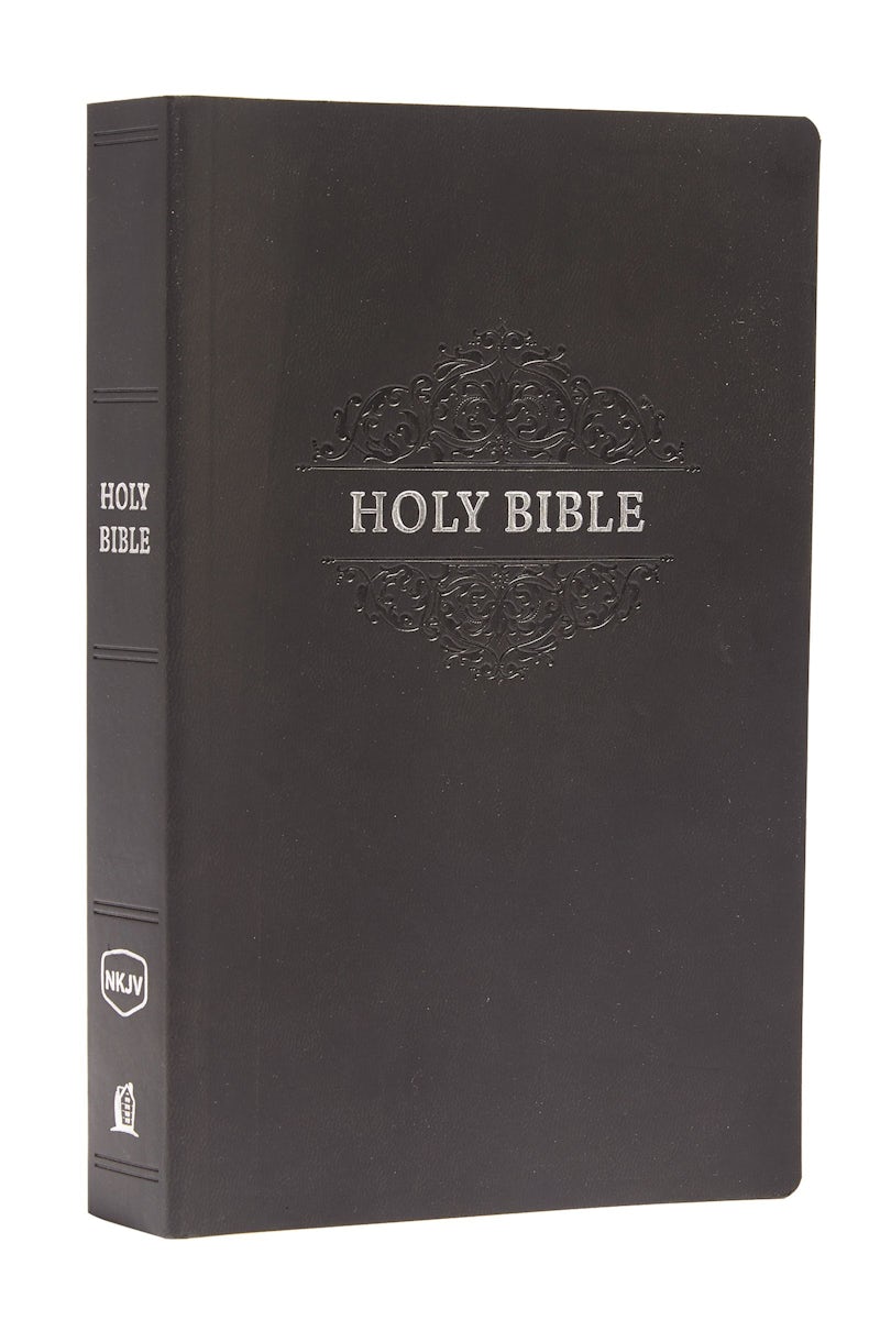 NKJV, Holy Bible, Soft Touch Edition, Leathersoft, Black, Comfort Print