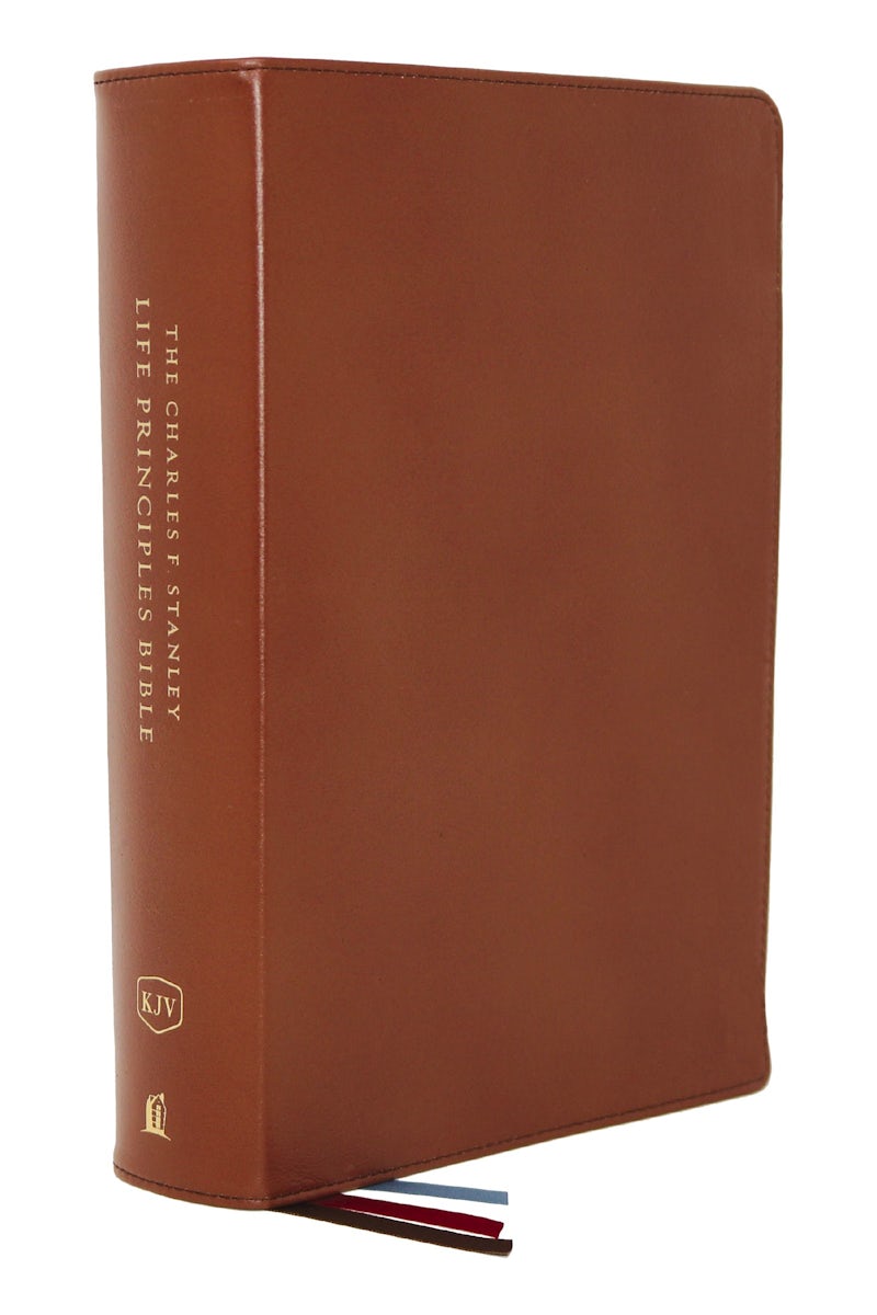 KJV, Charles F. Stanley Life Principles Bible, 2nd Edition, Genuine ...