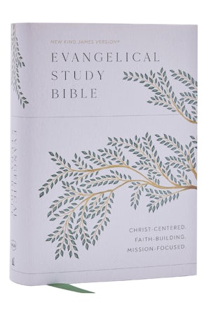 NKJV, Evangelical Study Bible, Hardcover, Red Letter, Comfort Print book image