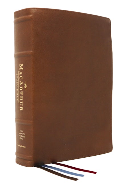 NASB, MacArthur Study Bible, 2nd Edition, Premium Goatskin Leather ...