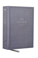 NET, Abide Bible, Cloth over Board, Blue, Comfort Print