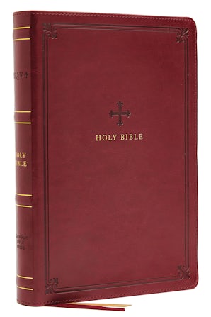 NRSV, Catholic Bible, Thinline Edition, Leathersoft, Red, Comfort Print