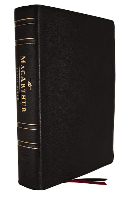 NKJV, MacArthur Study Bible, 2nd Edition, Genuine Leather, Black ...