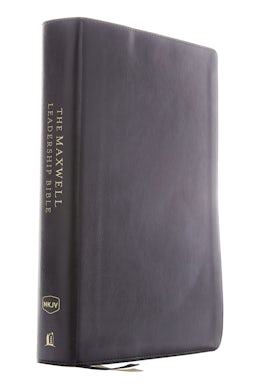 NKJV, Maxwell Leadership Bible, Third Edition, Compact, Leathersoft, Black, Comfort Print