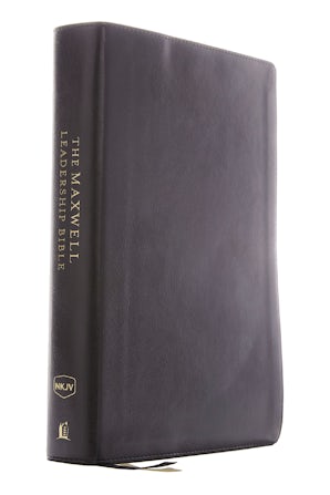 NKJV, Maxwell Leadership Bible, Third Edition, Compact, Leathersoft, Black, Comfort Print book image