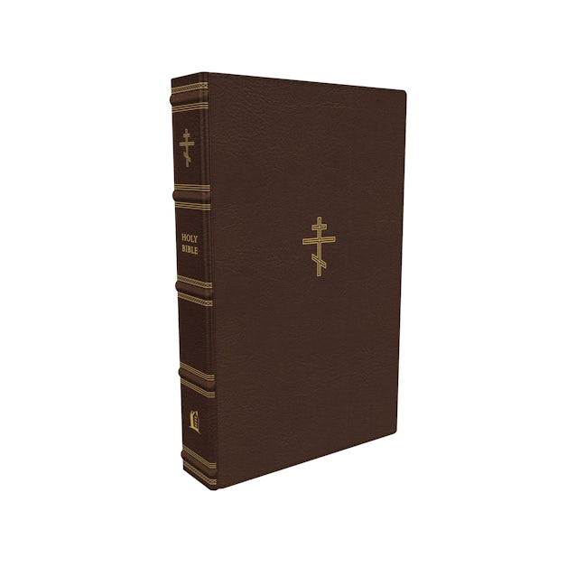The Orthodox Study Bible, Leathersoft, Brown
