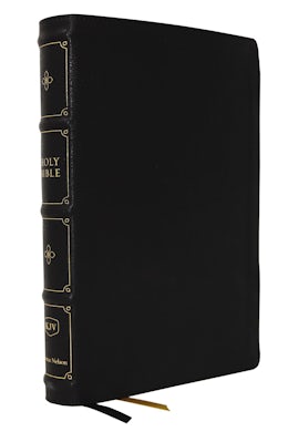 KJV Holy Bible: Large Print Verse-by-Verse with Cross References, Black Leathersoft, Comfort Print: King James Version (Maclaren Series)