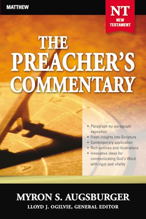 The Preacher's Commentary - Vol. 24: Matthew book image