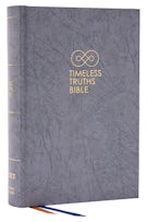 NET, Timeless Truths Bible, Hardcover, Gray, Comfort Print