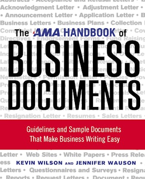 The AMA Handbook of Business Documents