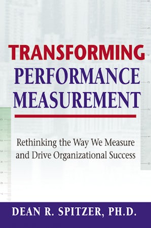 Transforming Performance Measurement book image