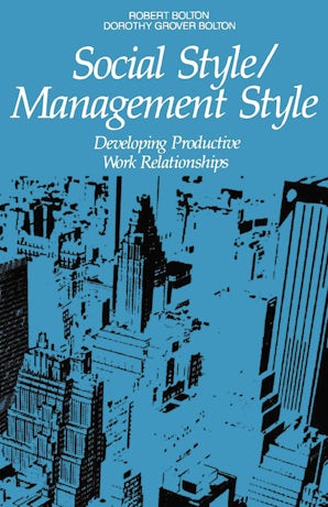 Social Style/Management Style book image