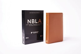 NBLA Biblia Ultrafina, Letra Grande, Colección Premier, Caramelo