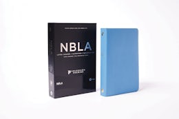 NBLA Biblia Ultrafina, Letra Grande, Colección Premier, Azul