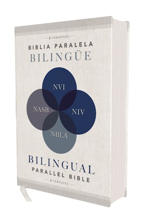 Biblia paralela bilingüe NVI, NIV, NBLA, NASB, Tapa Dura book image