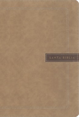Biblia NBLA, Letra Supergigante, Leathersoft, Beige, Edición Letra Roja
