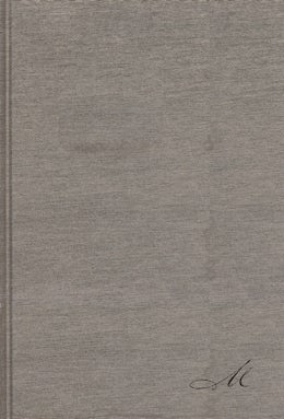 NBLA Biblia de Estudio MacArthur, Tapa Dura/Tela, Gris, Interior a dos colores