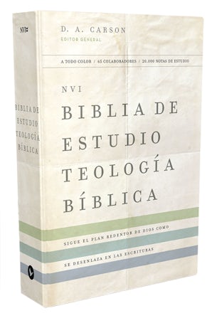 NVI Biblia de Estudio, Teología Bíblica, Tapa Dura, Interior a cuatro colores book image